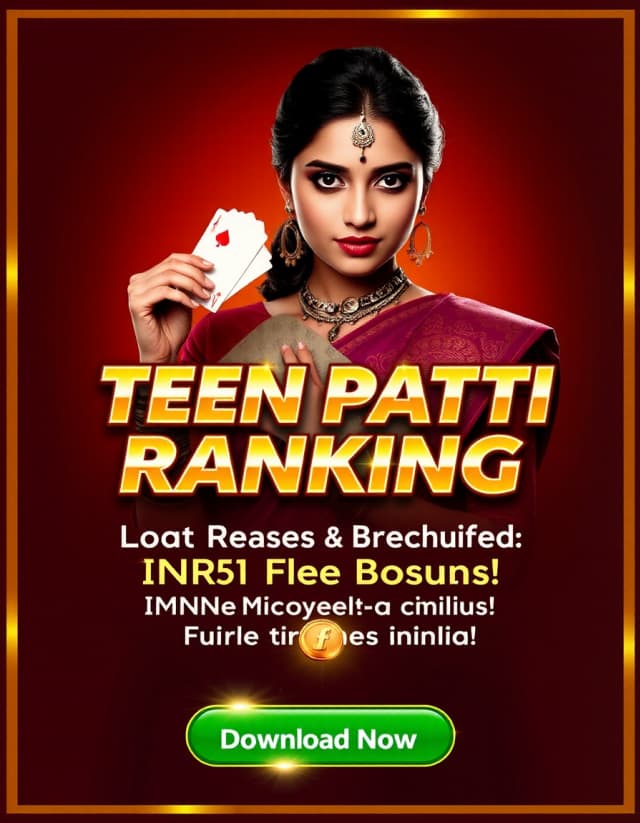 Teen Patti Ranking Banner